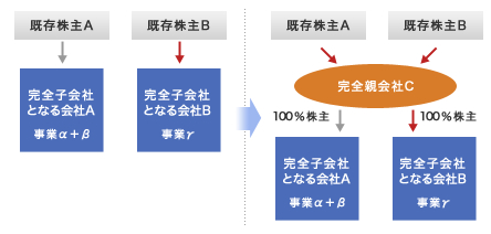 共同株式移転イメージ図