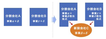 共同新設分割イメージ図